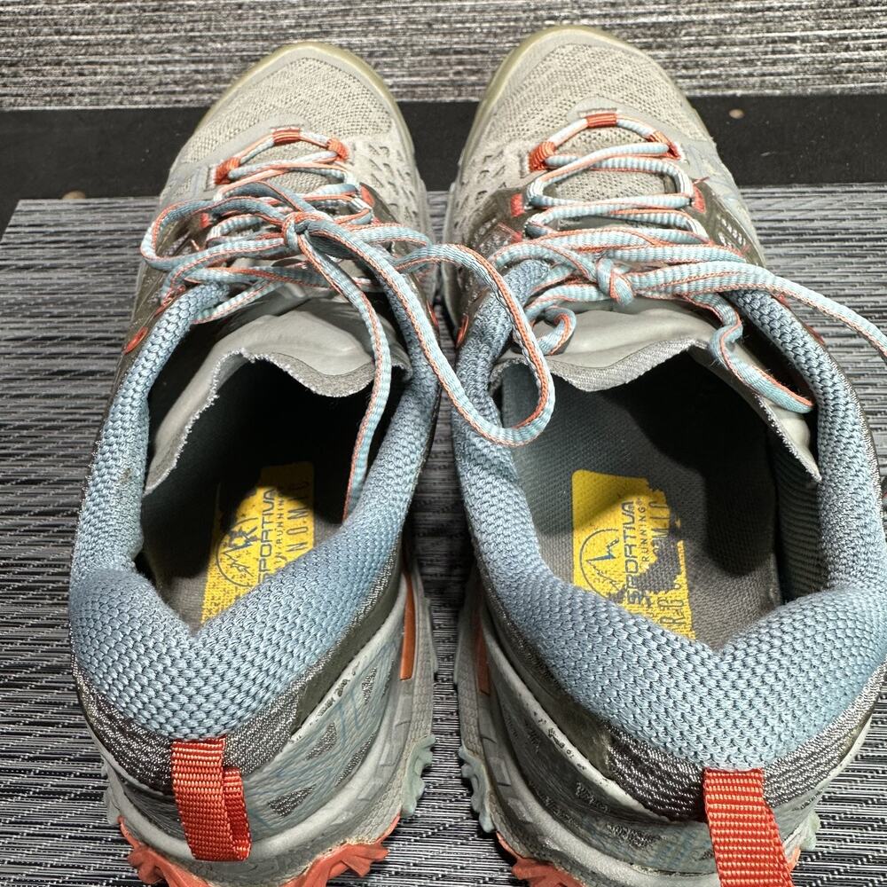 La Sportiva Shoes Womens 9.5 Gray Bushido II Trail Mountain Running Sneakers - Picture 10 of 16